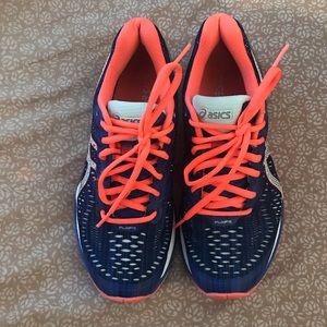 Asics gel women running shoes multi color size 6.5